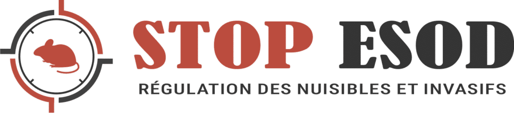 Stop Esod - Expert en régulation de nuisibles et invasifs Logo STOP ESOD, rongeur dans un viseur, régulation des nuisibles et espèces invasives.